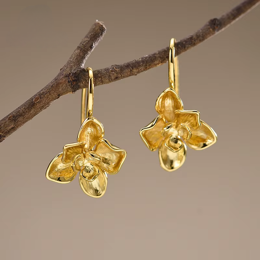 Pendientes | Flor Orquídea