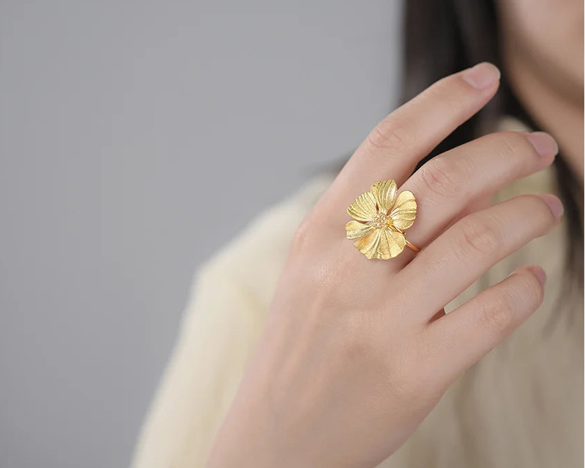 Anillo | Flor de Peónia