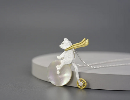 Colgante | Oso en Bicicleta