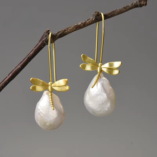 Pendientes | Libélula y Perla